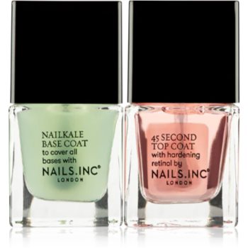 Nails Inc. Treatment Number Ones lac de unghii de baza si superioara mini - imagine 2